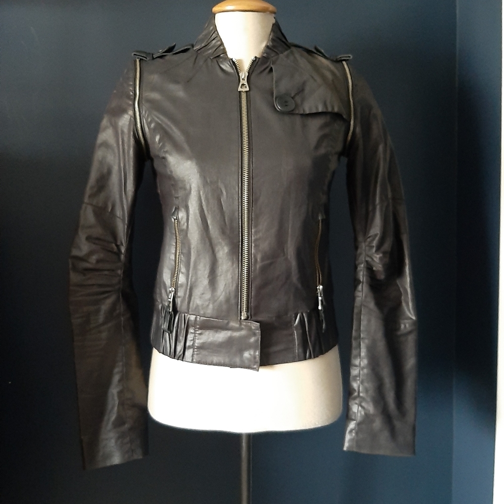 Rudsak black zipper jacket size small